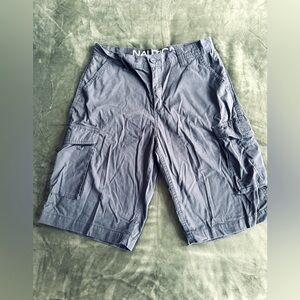 NAUTICA Shorts Boys Size 18 Charcoal Black 100% Cotton Almost New